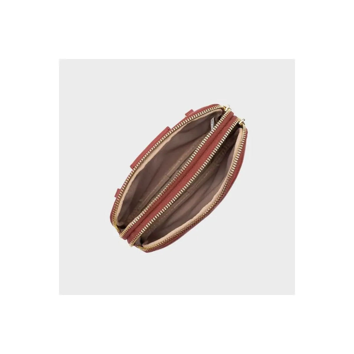 Double pochette en cuir Lancaster 129-30 sur pecari